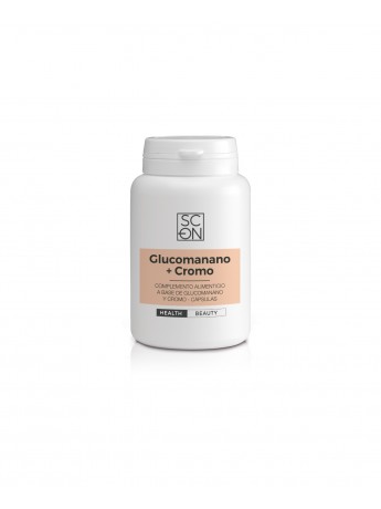 Food supplement made with Glucomannan and Chromium.